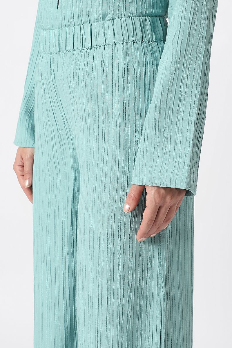 textured flowy pants