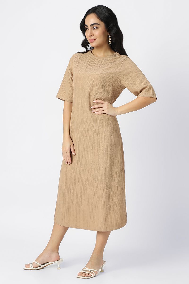 textured flowy dress