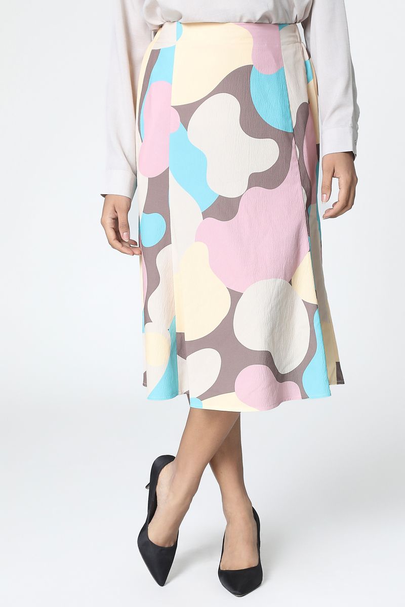 printed skirt
