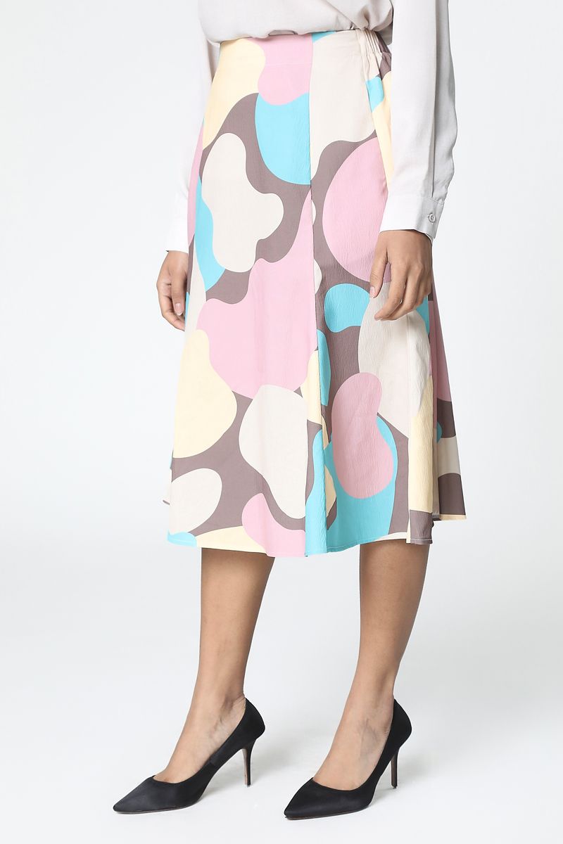 printed skirt