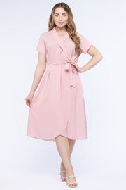 women wrap dress