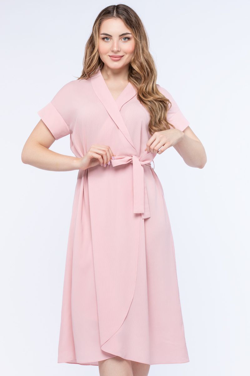women wrap dress