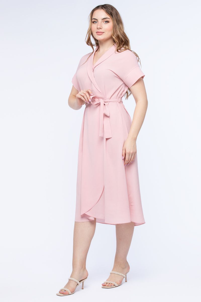 women wrap dress