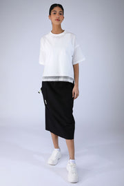 women skirt with back slit