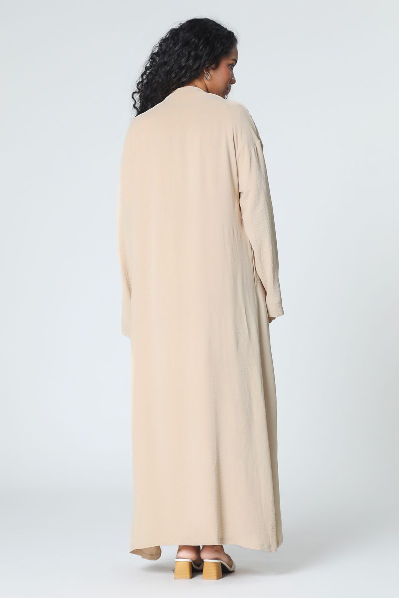 solid colored abaya
