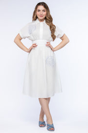 فستان نسائي بطبع