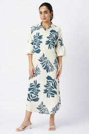 فستان طويل بطبعات