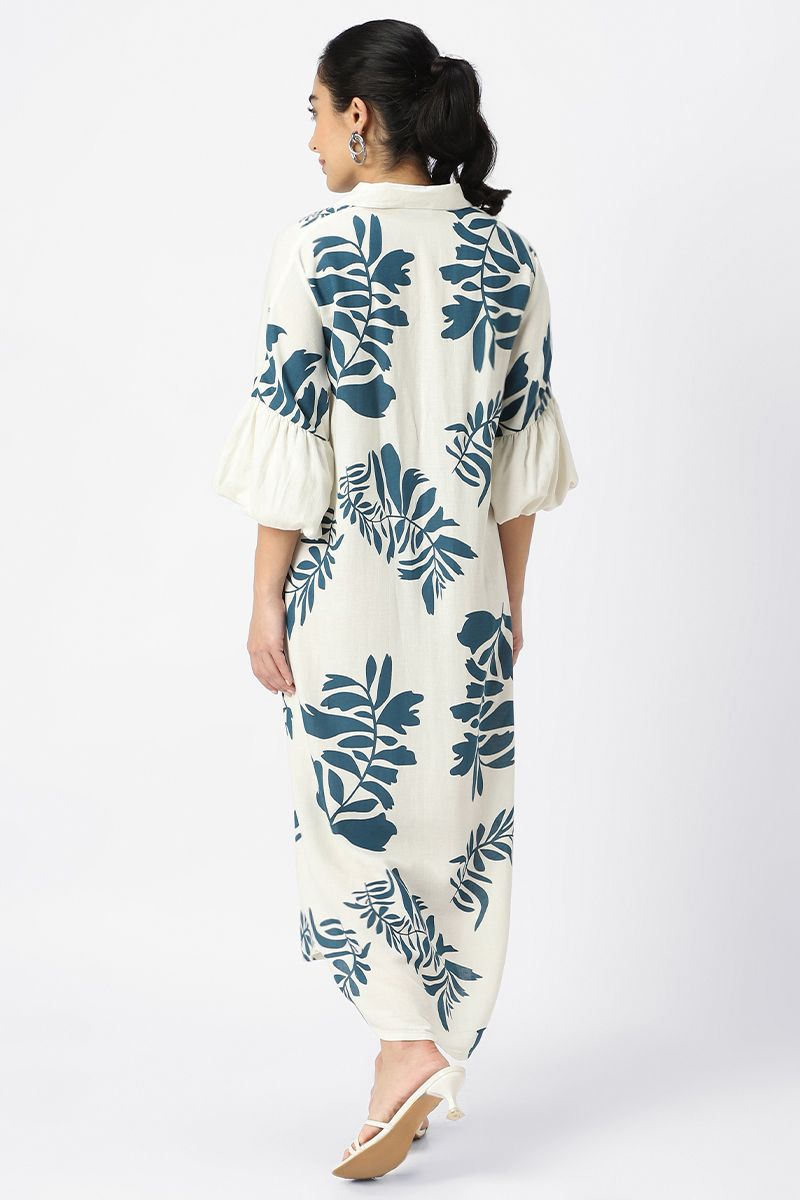 فستان طويل بطبعات