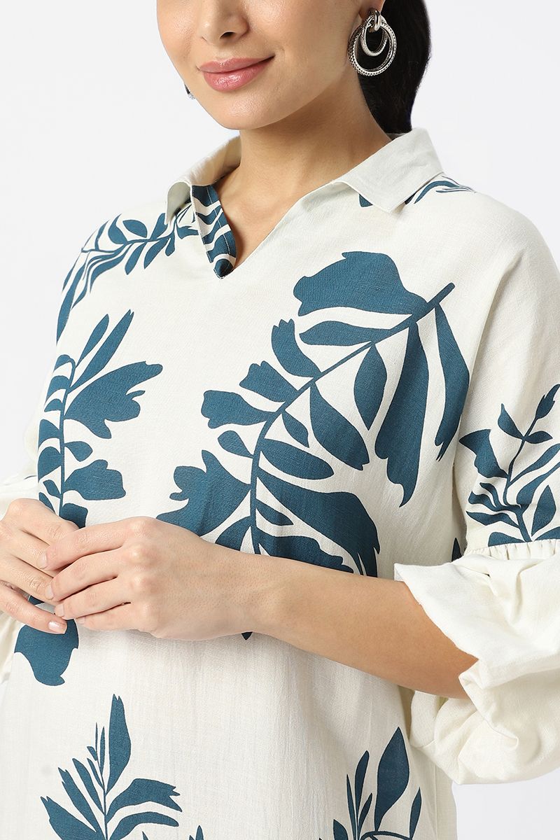 فستان طويل بطبعات