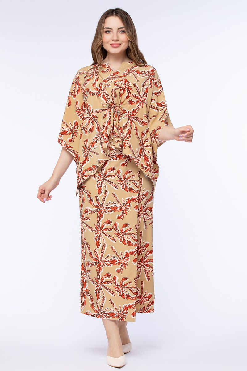 printed women flowy top