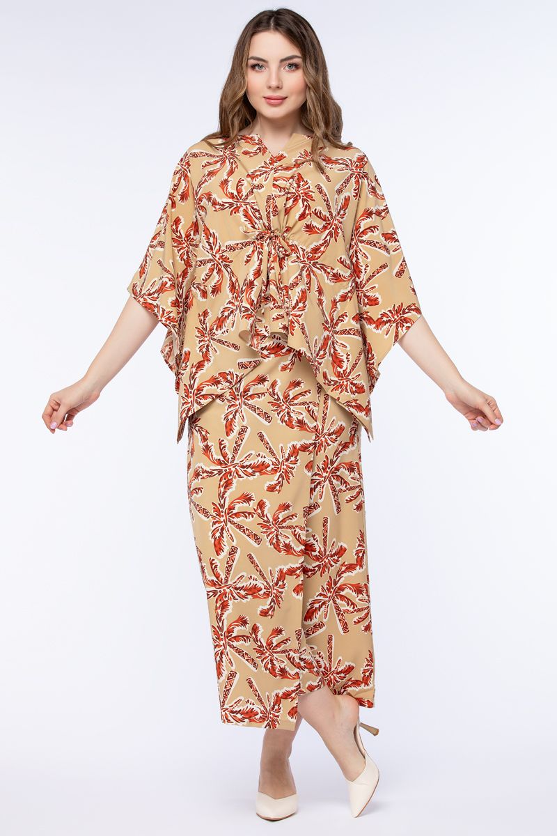 printed women flowy top