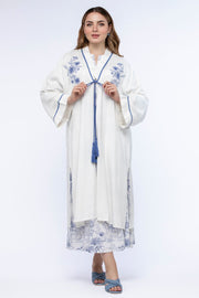 women kimono with embroidery