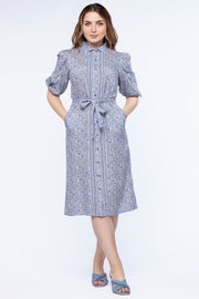 فستان قميص نسائي بطبعات