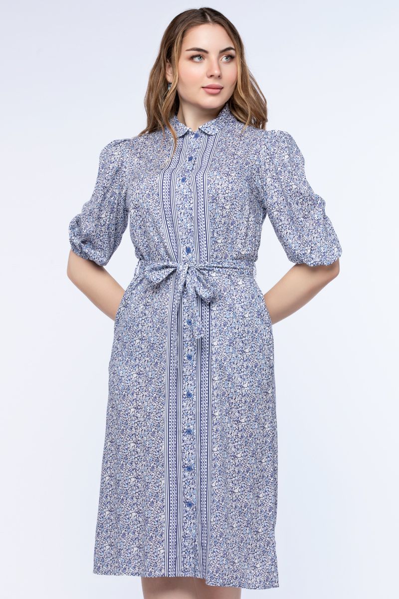 فستان قميص نسائي بطبعات