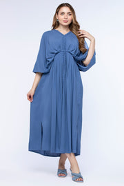 فستان نسائي بخصر مرتفع