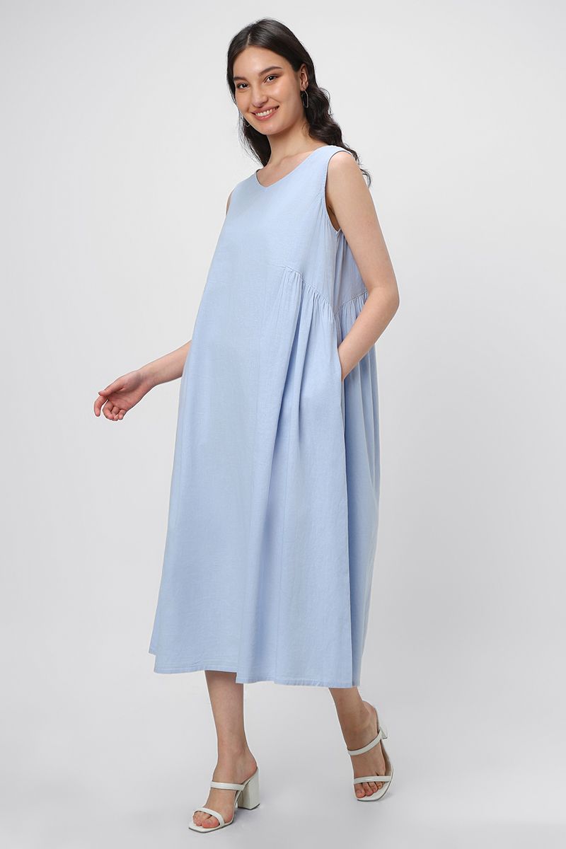 فستان نسائي بخامة لينن