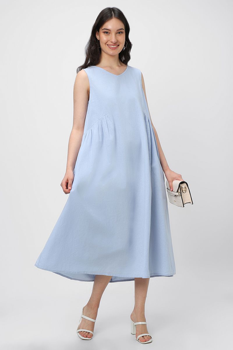 فستان نسائي بخامة لينن