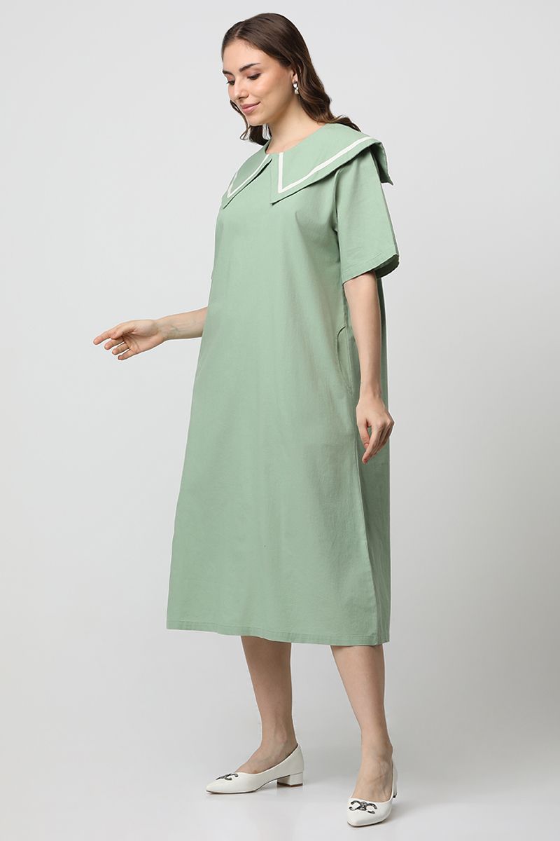 فستان نسائي بخامة لينن