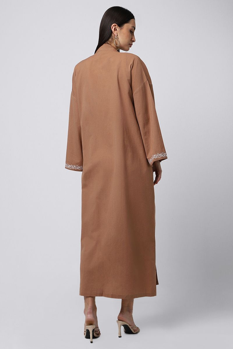 abaya with embroidery