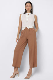 cropped flowy pants