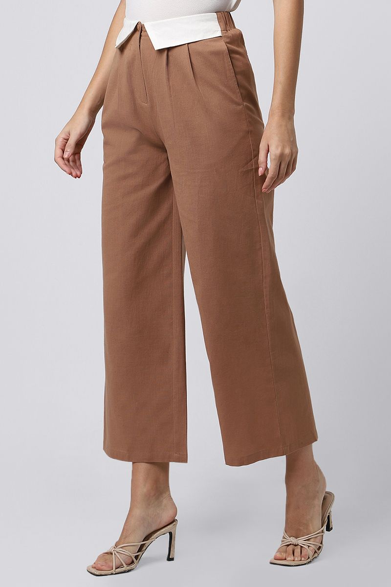 cropped flowy pants
