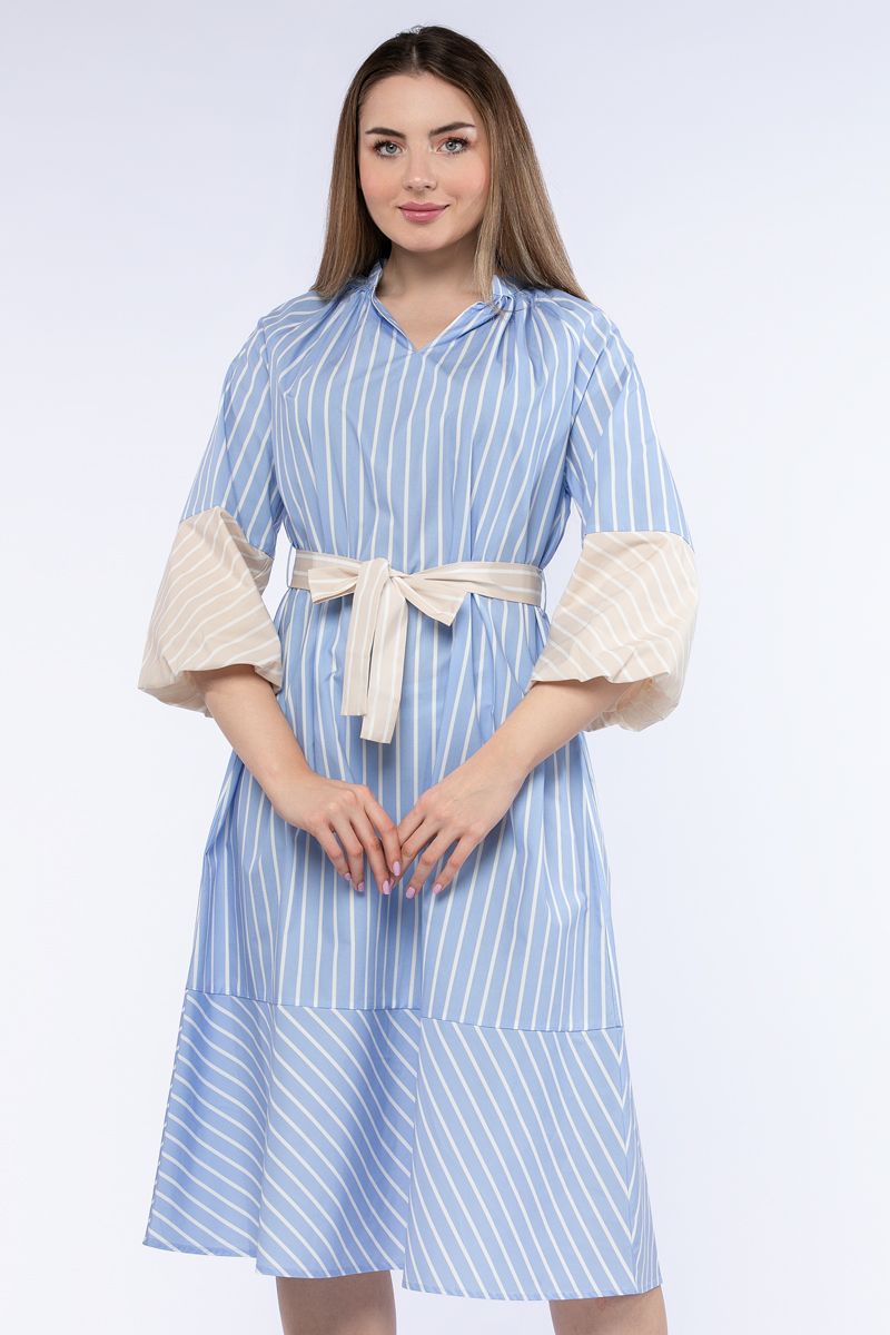 فستان نسائي مخطط