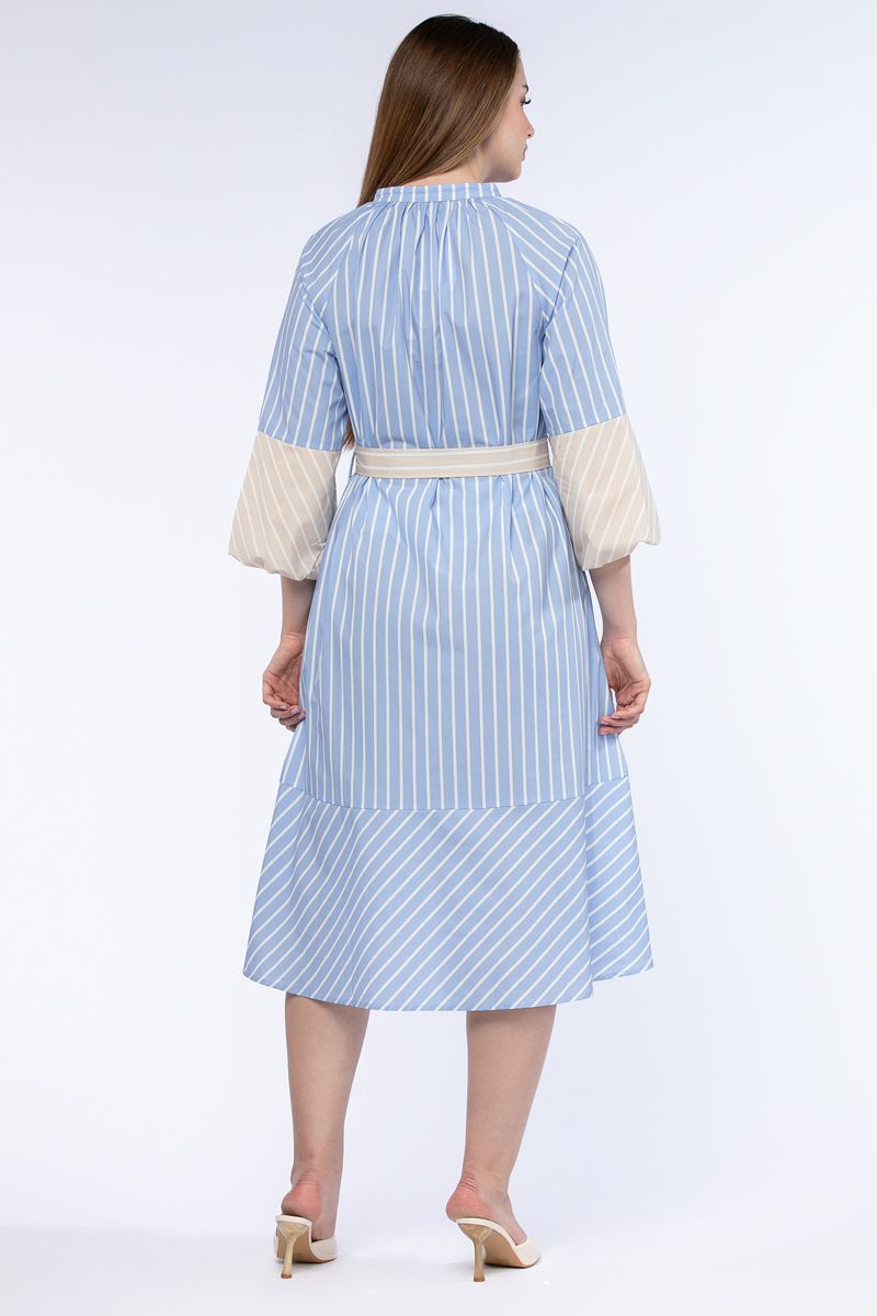 فستان نسائي مخطط