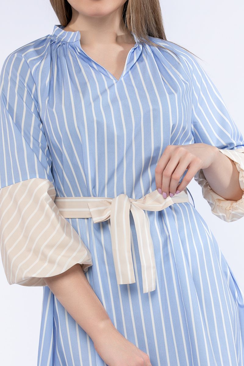 فستان نسائي مخطط