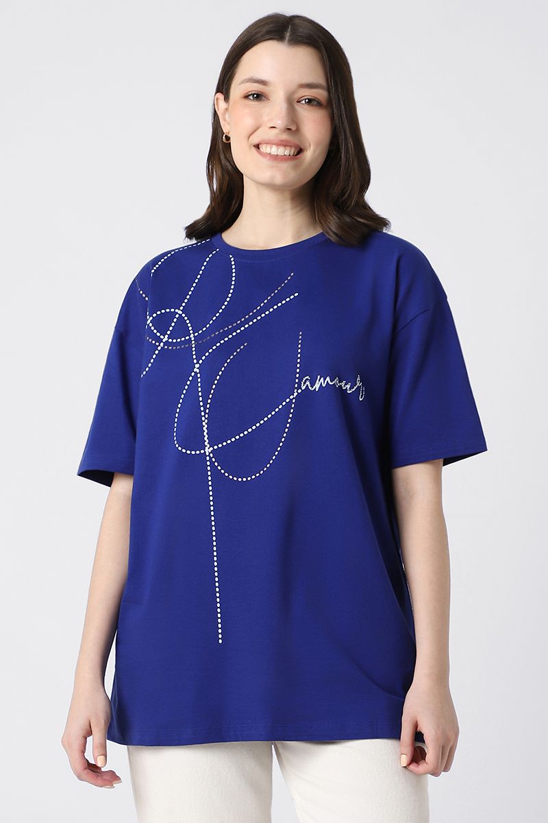 تيشيرت نسائي بطبعة