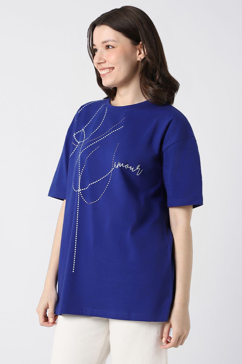 تيشيرت نسائي بطبعة