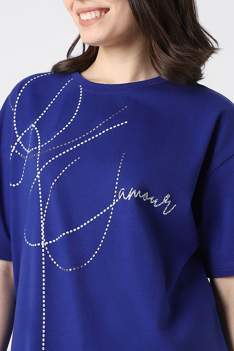 تيشيرت نسائي بطبعة