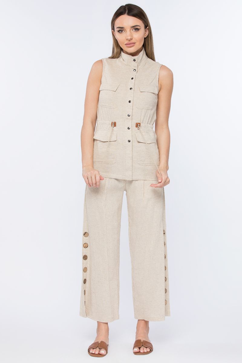 solid colored women vest