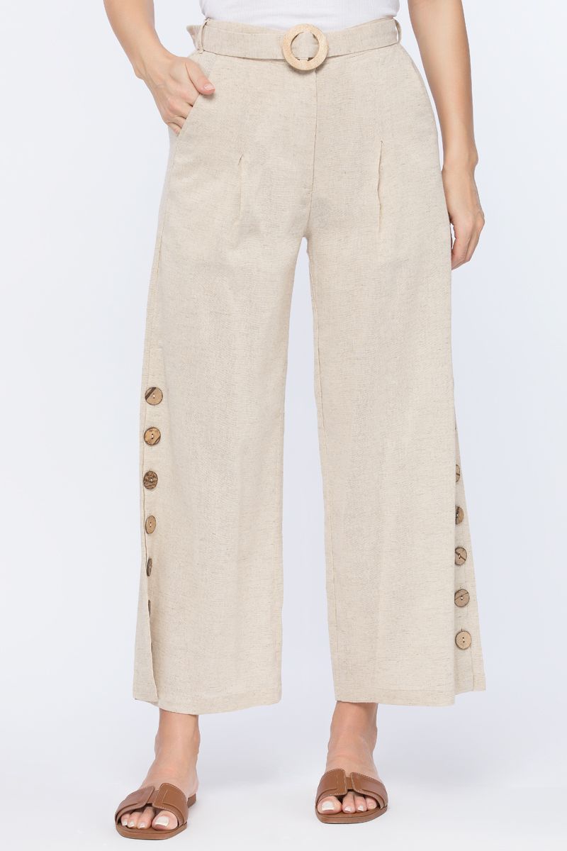 women pants with buttons