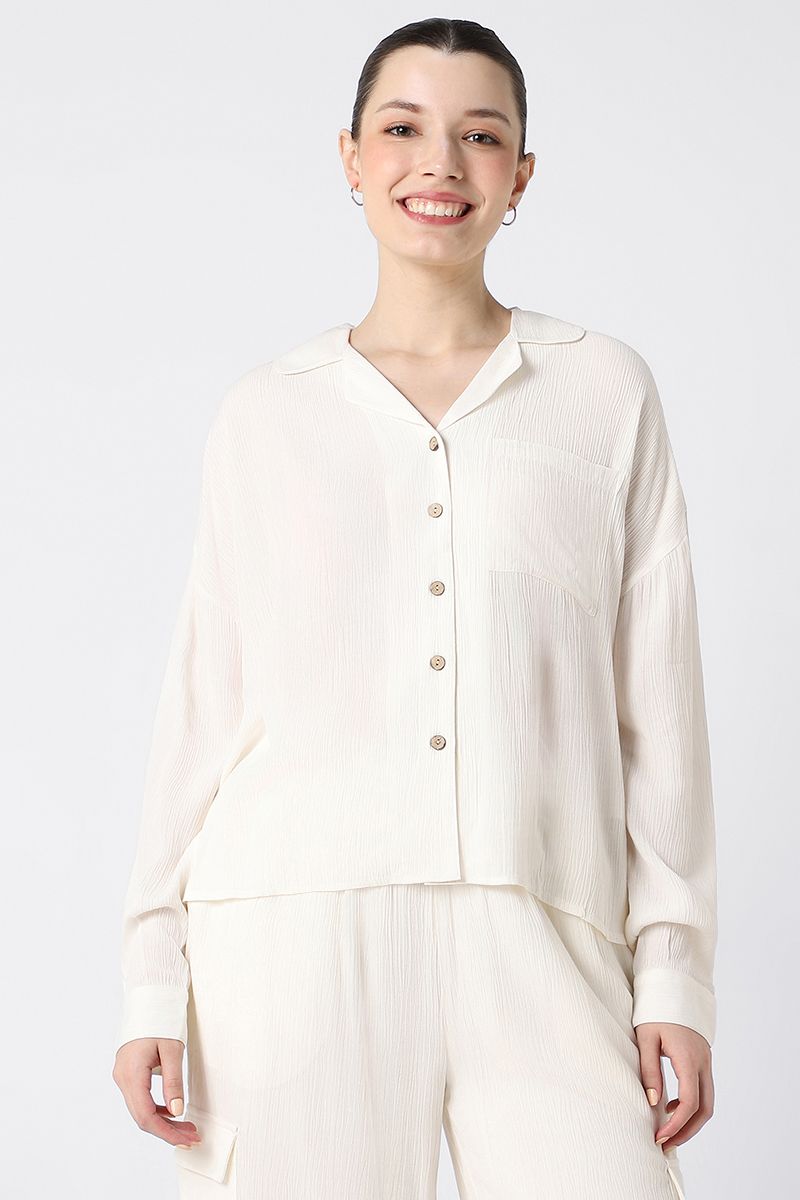 textured women shirt