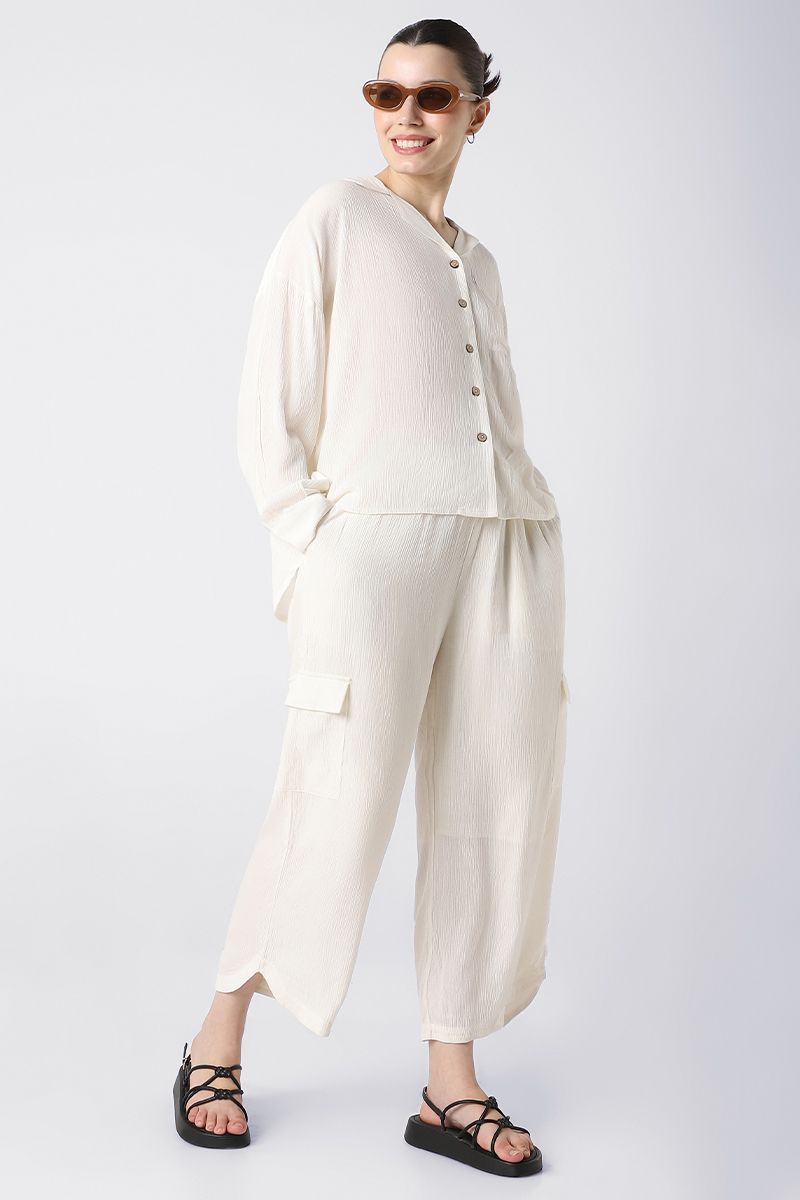 textured women pants