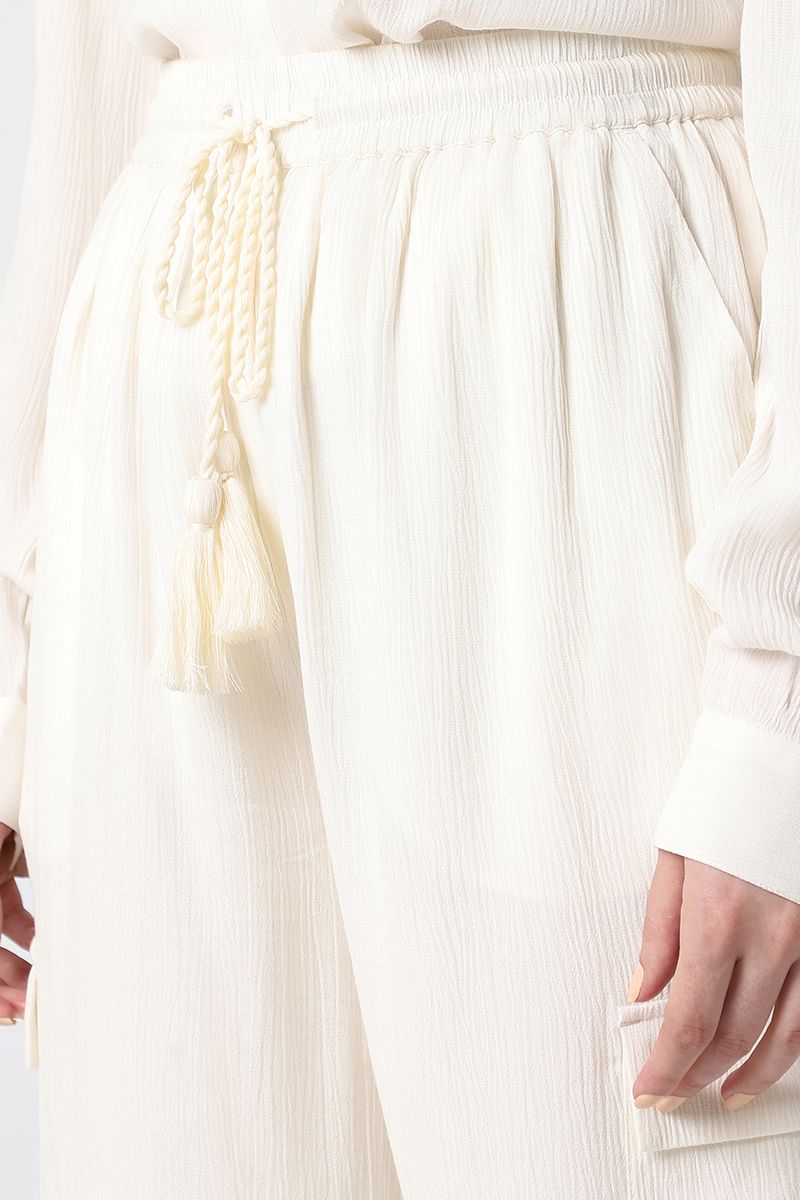 textured women pants