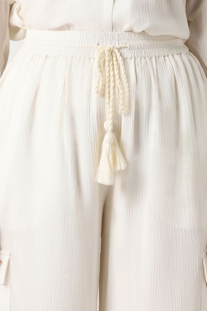 textured women pants