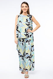 printed women wrap pants