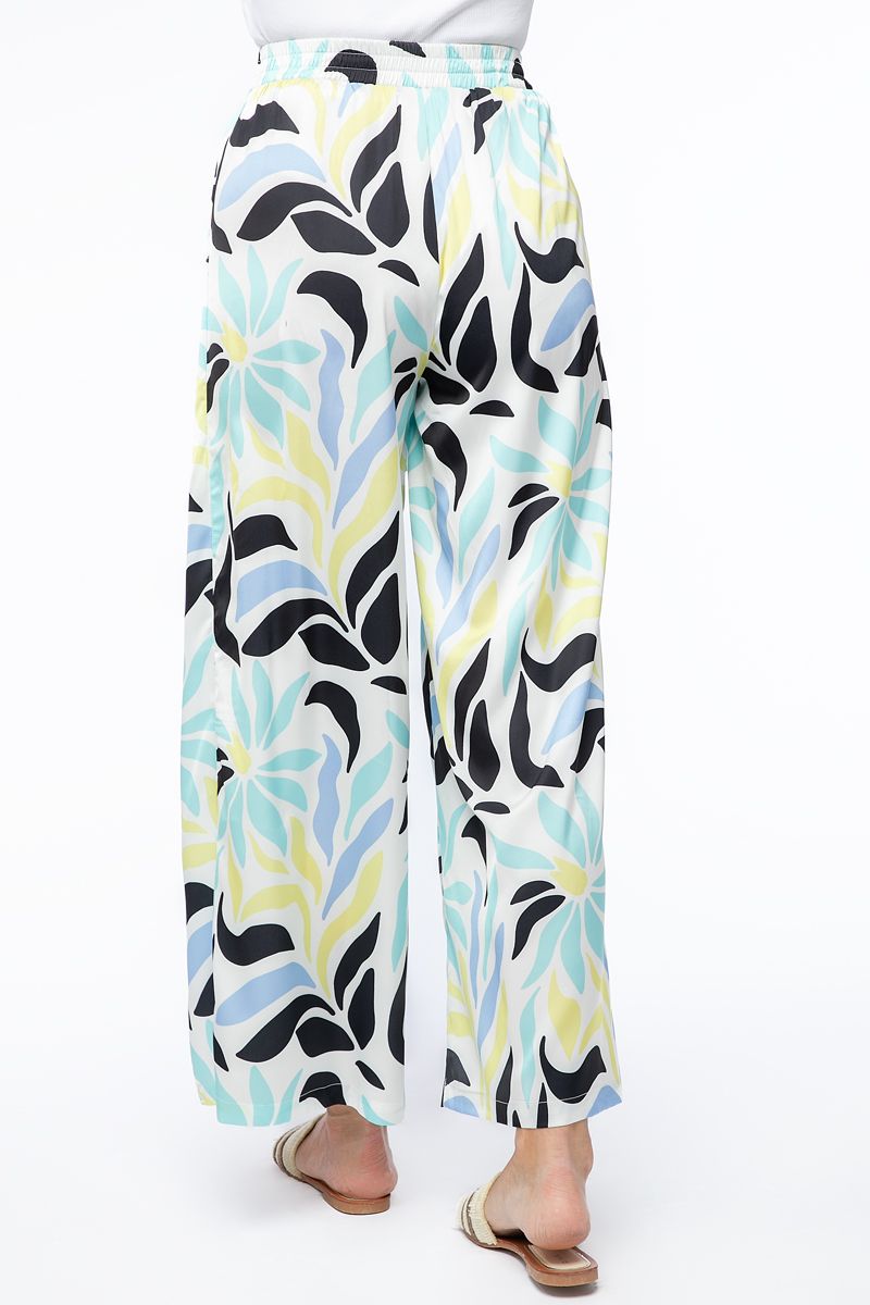 printed women wrap pants