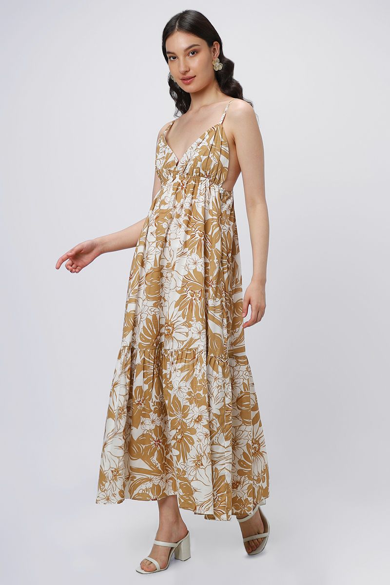 فستان نسائي بطبعات