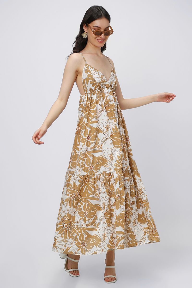 فستان نسائي بطبعات