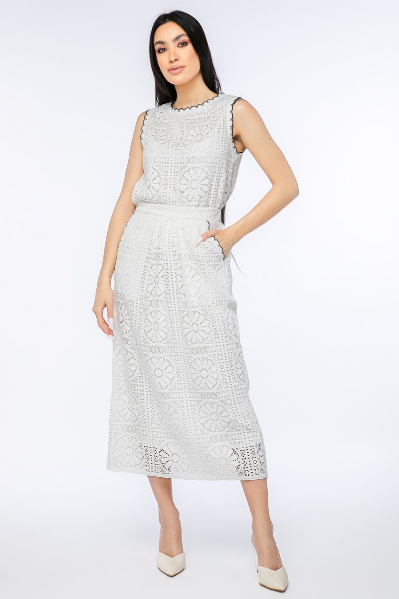 perforated women skirt