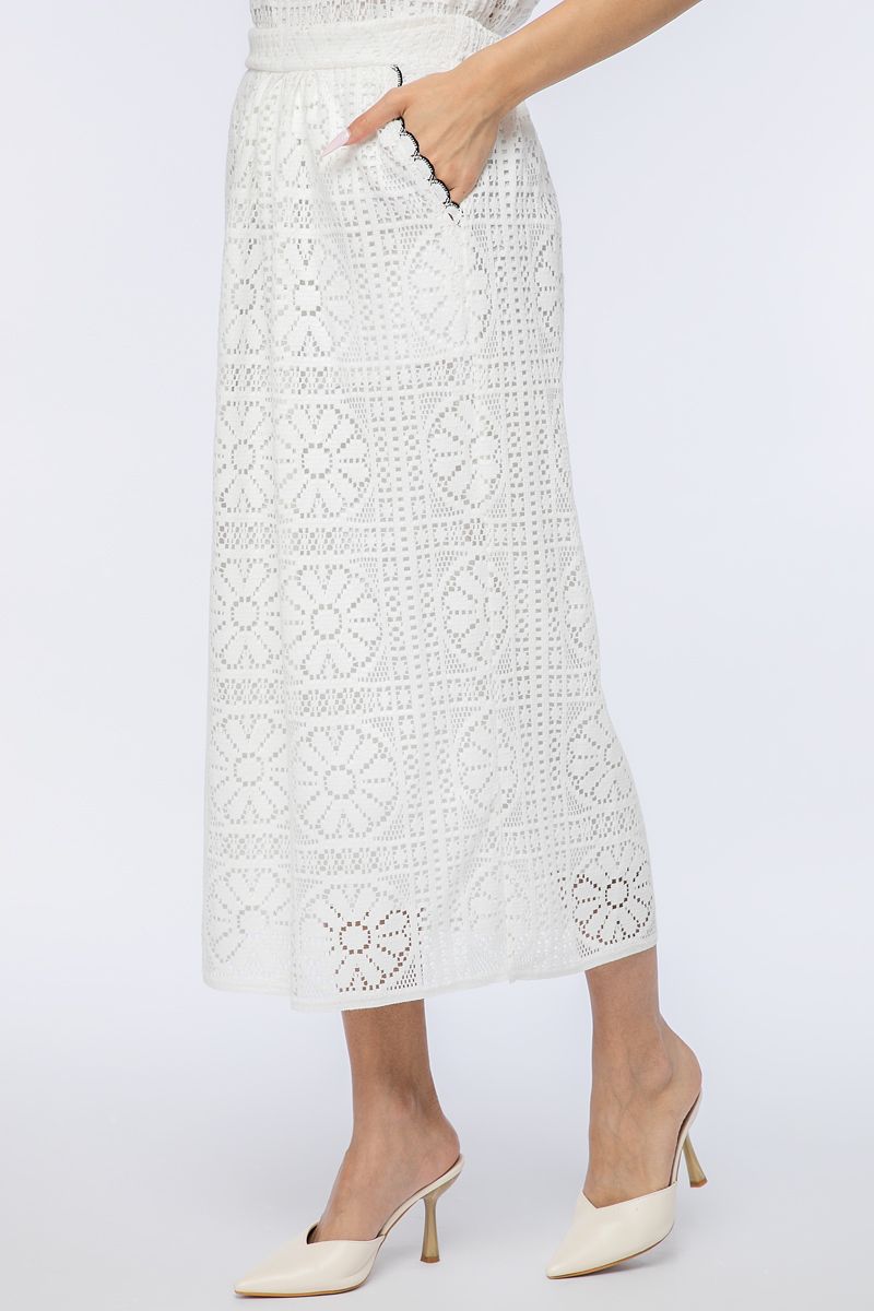perforated women skirt