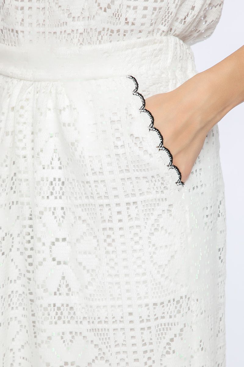 perforated women skirt