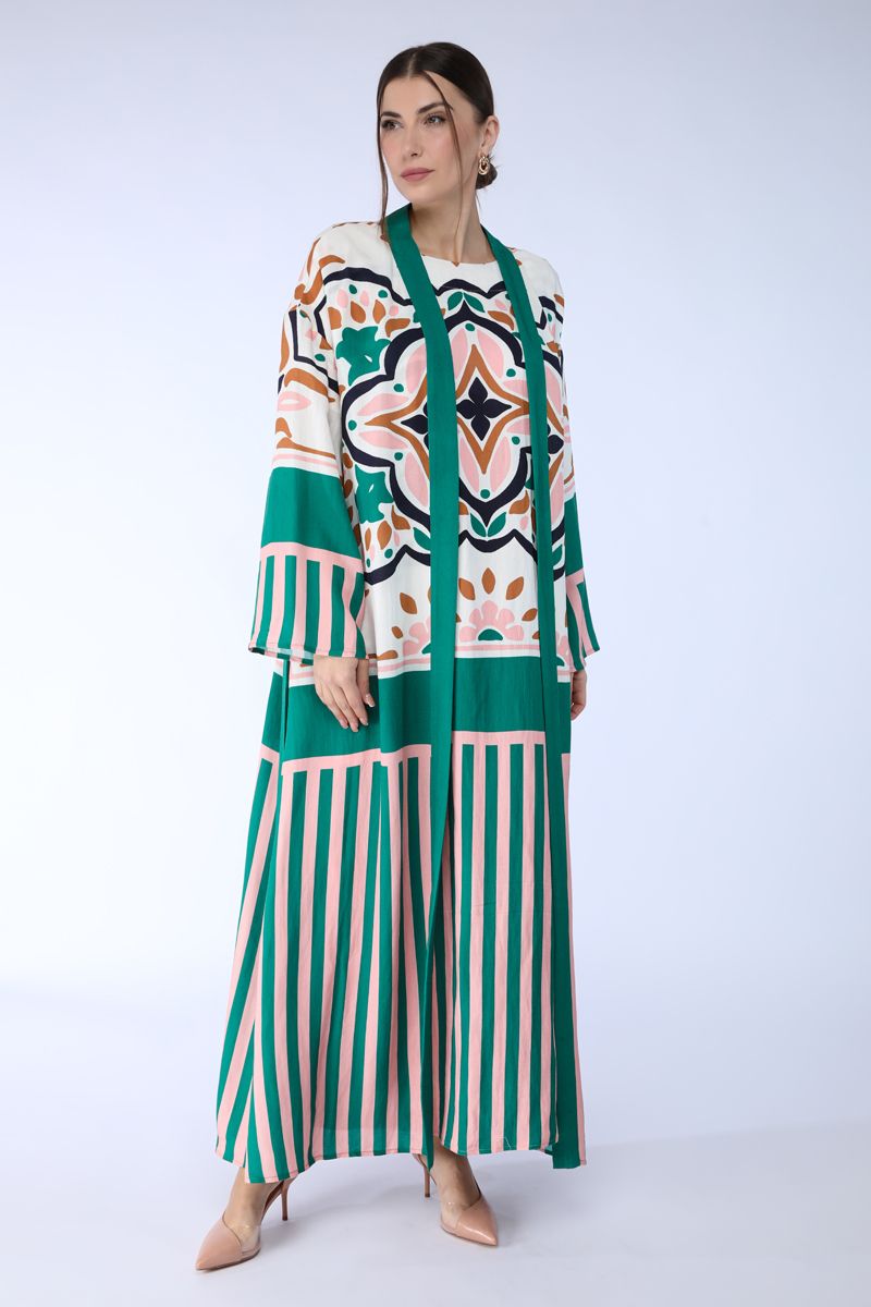 printed abaya