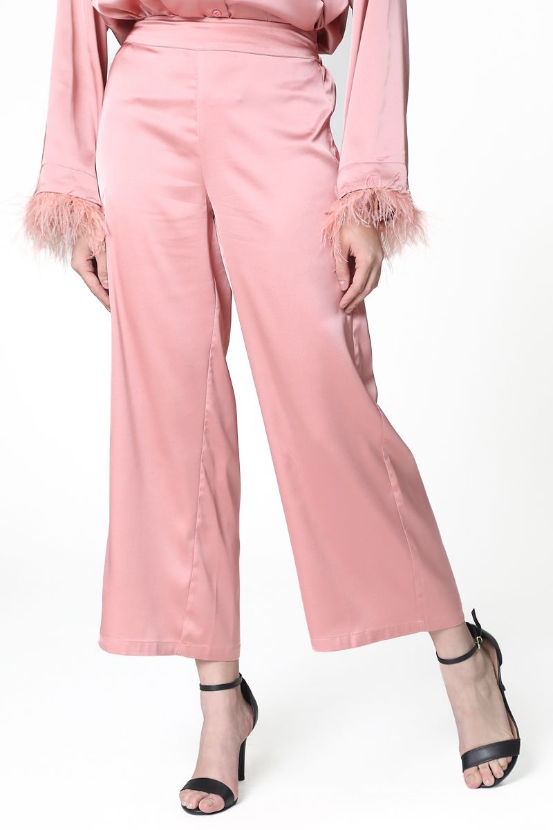 satin pants