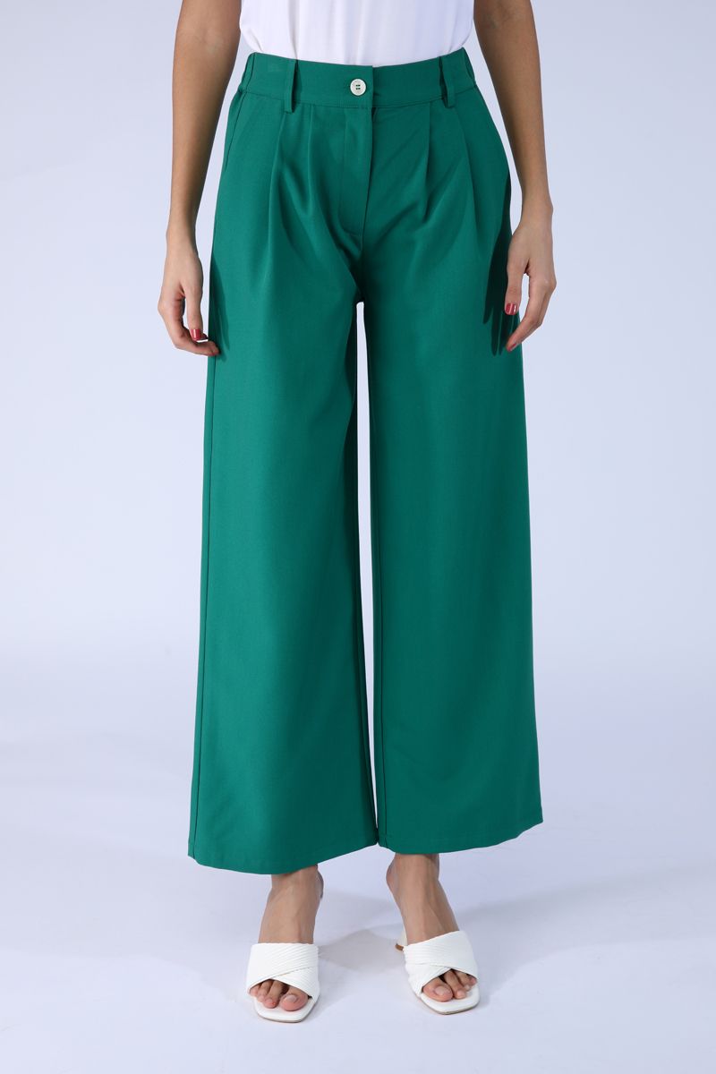 solid colored women flowy pants
