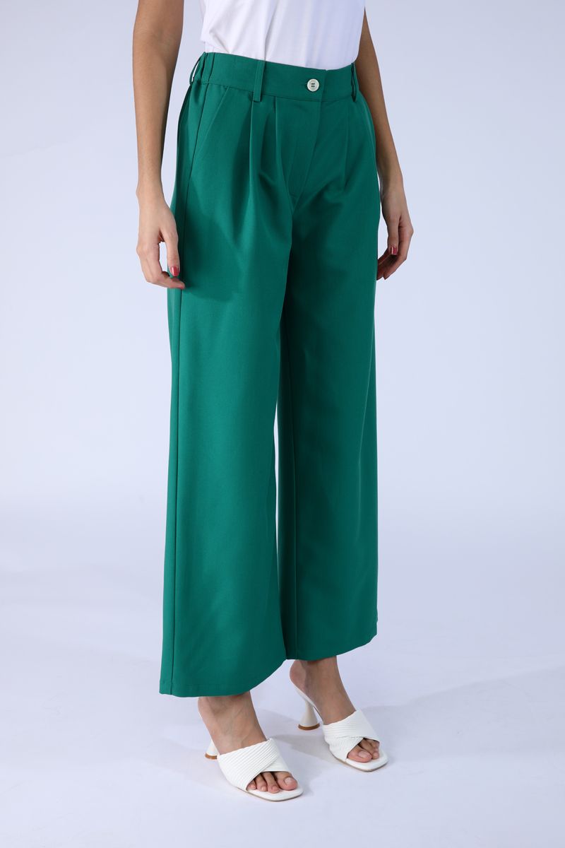 solid colored women flowy pants