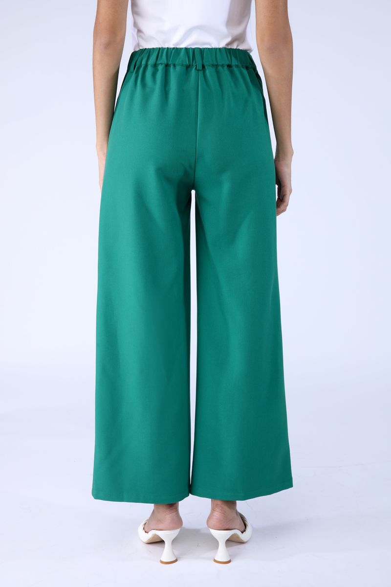 solid colored women flowy pants