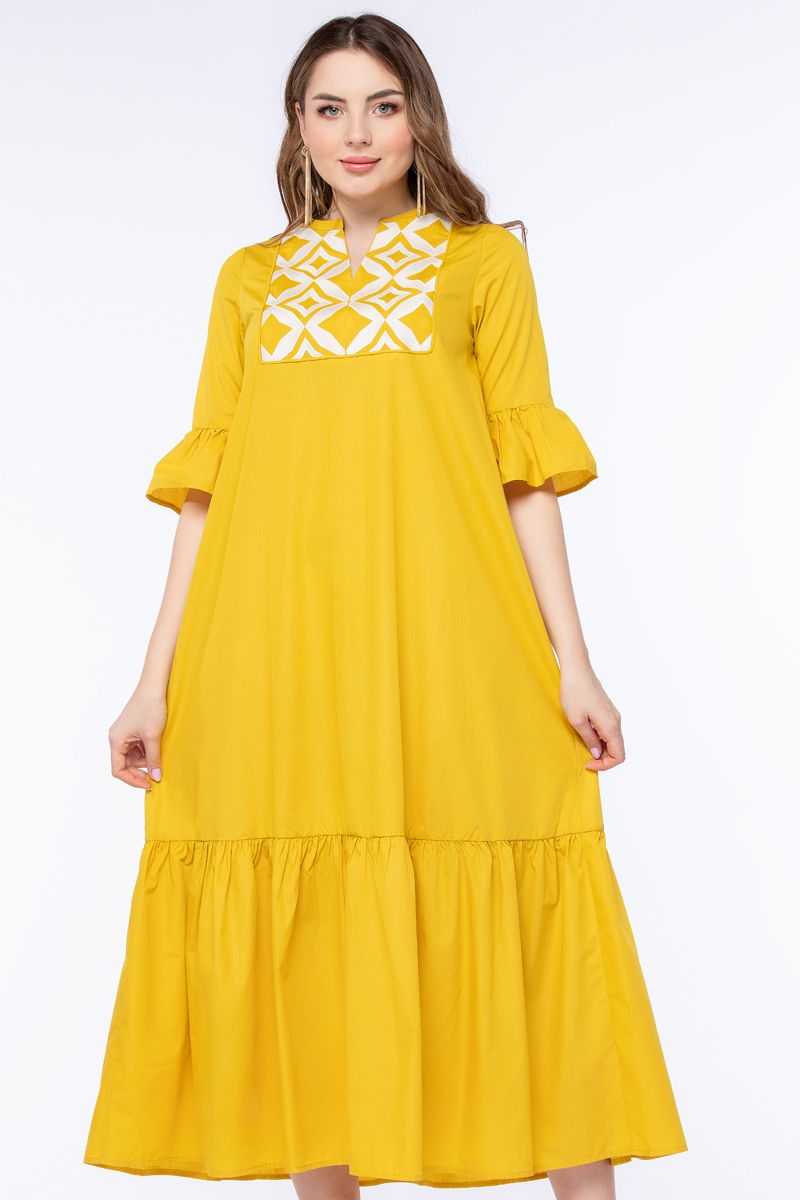 فستان نسائي بتطريز